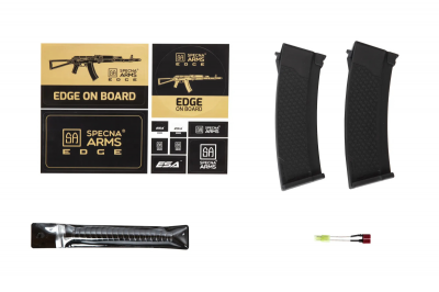 Купити Страйкбольна штурмова гвинтівка Specna Arms AK74 SA-J06 Edge 2.0 ESA 2 Black в магазині Strikeshop