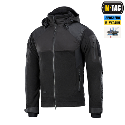 Куртка M-TAC Norman Windblock Flece Black Size S