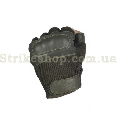 Тактичні рукавиці M-Tac безпалі Assault Tactical Mk.4 Olive Size L