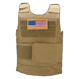 Низькопрофільний бронежилет Matrix Delta Force Style Body Armor Shell Vest Tan