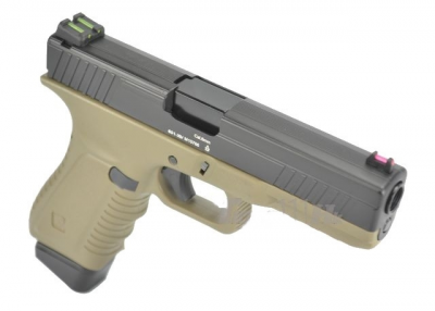 Купити Страйкбольний пістолет APS Action Combat Pistol CO2 Tan в магазині Strikeshop