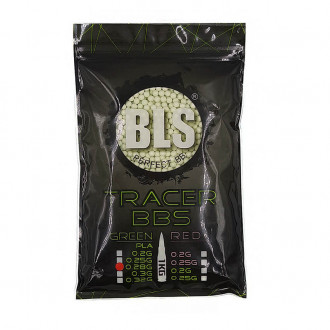 Купити Страйкбольні кулі BLS 0.28G Traccer-Bio bbs Green 1 kg в магазині Strikeshop
