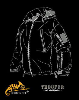 Куртка Helikon-Tex Softshell Trooper Alpha Green