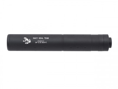 Купити Страйкбольний глушник Big Dragon 196mm dummy silencer NAVY Seal Team Logo в магазині Strikeshop