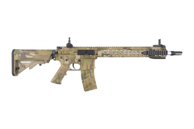 Купити Страйкбольна штурмова гвинтівка Specna Arms M4 SA-B14 KeyMod 12” MultiCam в магазині Strikeshop