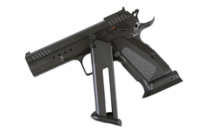 Купити Страйкбольний пістолет KWC 75 Tac CO2 Black в магазині Strikeshop