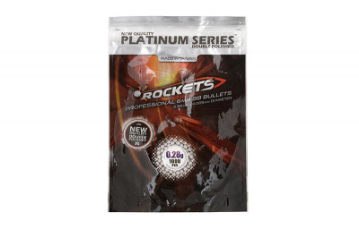 Купити Страйкбольні кулі Rockets Platinum 0,28g 1000 szt. в магазині Strikeshop