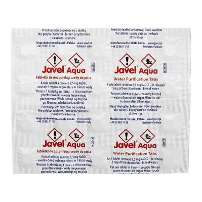 Купити Таблетки для очищення води Javel Aqua 20 штук в магазині Strikeshop
