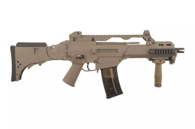 Купити Страйкбольна штурмова гвинтівка Specna Arms SA-G12V EBB Carbine Tan в магазині Strikeshop
