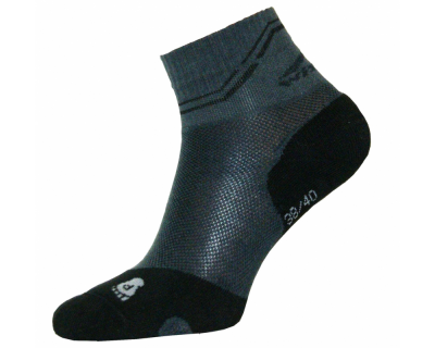 Шкарпетки трекінгові літні короткі Wisport Black Size 35-37