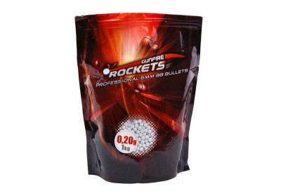 Купити Страйкбольні кулі Rockets Professional 0,20g 1kg в магазині Strikeshop