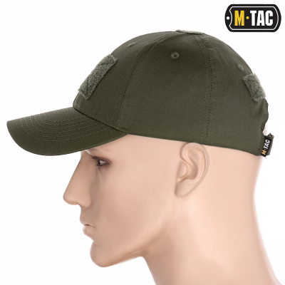 Купити Бейсболка тактична M-Tac Velcro Flex Ріп-стоп Army Olive Size L\XL в магазині Strikeshop