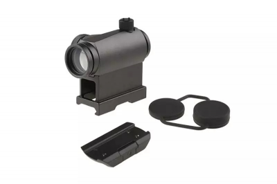 Купити Коліматор Theta Optics Compact III Reflex Sight Replica (High-Profile + Low-Profile Mounts) Black в магазині Strikeshop