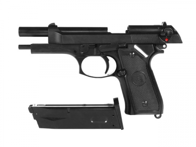 Купити Страйкбольний пістолет KJW Beretta M92F/M9 Metal Green Gas в магазині Strikeshop