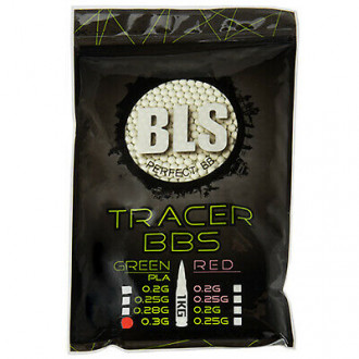 Купити Страйкбольні кулі BLS 0.30G Traccer-Bio bbs Green 1 kg в магазині Strikeshop