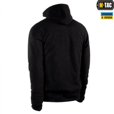 Куртка M-Tac Lite Microfleece Hoodie Black Size M