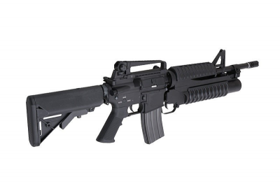 Купити Страйкбольна штурмова гвинтівка з підствольним гранатометом Specna Arms M4 SA-G01 Black в магазині Strikeshop