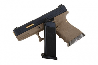 Купити Страйкбольний пістолет WE Glock 19 Force pistol T6 Metal Black GBB в магазині Strikeshop