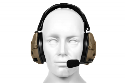 Купити Навушники активні з комунікатором Specna Arms Tactical HD-16 Bluetooth Active Headphones Tan в магазині Strikeshop