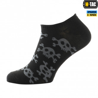 Купити Шкарпетки M-TAC легкі літні Pirate Skull Black Size 39-42 в магазині Strikeshop