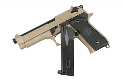 Купити Страйкбольний пістолет Beretta M92 GBB Tan в магазині Strikeshop