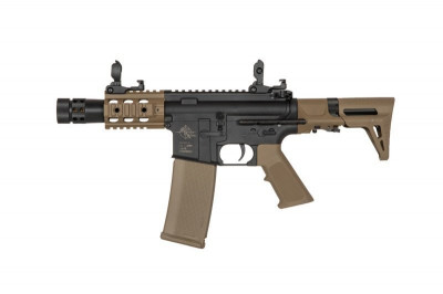 Купити Страйкбольна штурмова гвинтівка Specna Arms M4 RRA SA-C10 PDW CORE Half-Tan в магазині Strikeshop
