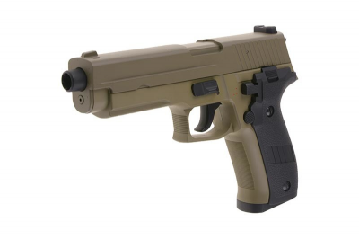 Купити Страйкбольний пістолет Cyma SIG Sauer P226 Metal Slide CM.122 AEP Tan в магазині Strikeshop