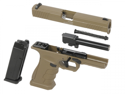 Купити Страйкбольний пістолет APS XTP Xtreme Training Pistol Green Gas Desert в магазині Strikeshop