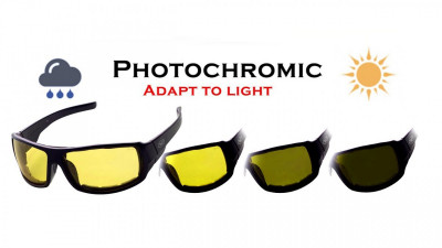 Окуляри захисні Global Vision Italiano Plus Photochromic Yellow
