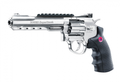 Купити Страйкбольний револьвер Umarex Ruger SuperHawk 6" CO2 Silver в магазині Strikeshop