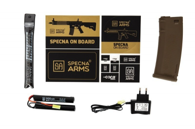 Купити Страйкбольна штурмова гвинтівка Specna Arms M4 RRA SA-C14 Core Full-Tan в магазині Strikeshop