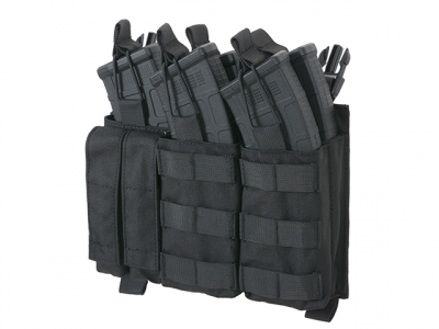 Купити Панель 8Fields Buckle Up Triple AK Mag/Pistol Pouch Black в магазині Strikeshop