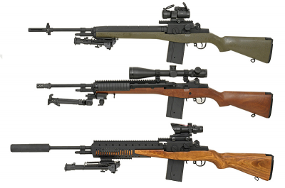 Купити Страйкбольна штурмова гвинтівка Cyma M14 Wooden Style CM.032 в магазині Strikeshop