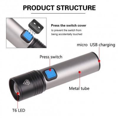 Купити Ліхтар USB Mini Flashligt K31 в магазині Strikeshop