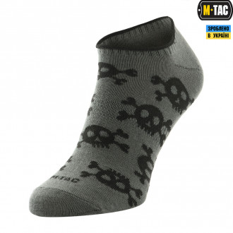 Купити Шкарпетки M-TAC Літні Легкі Pirate Skull Olive Size 39-42 в магазині Strikeshop