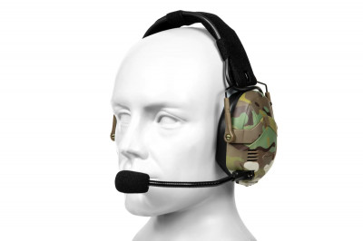 Купити Навушники активні з комунікатором Specna Arms Tactical HD-16 Bluetooth Active Headphones Multicam в магазині Strikeshop