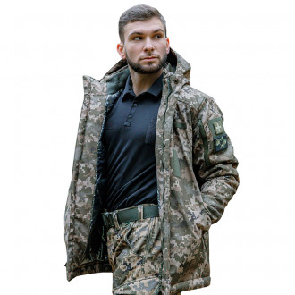 Купити Куртка зимова Smilo Pixel Softshell Size M в магазині Strikeshop