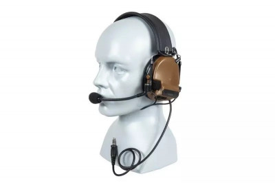 Купити Навушники активні з комунікатором Z-Tactical Com III Headset Coyote Brown в магазині Strikeshop