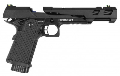 Купити Страйкбольний пістолет Novritsch SSP5 Black Green Gas 6 в магазині Strikeshop