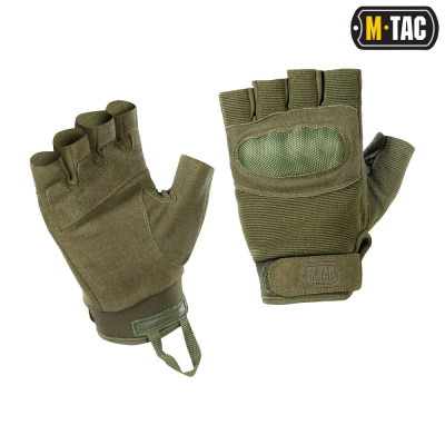 Тактичні рукавиці M-Tac Assault Tactical Mk.3 безпалі Olive Size S