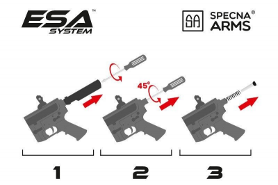 Купити Страйкбольна штурмова гвинтівка Specna Arms SA-C22 Core Chaos Bronze в магазині Strikeshop