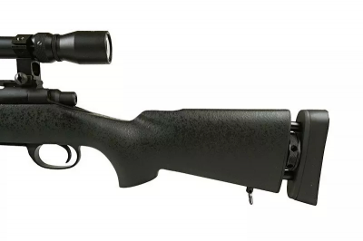 Купити Страйкбольна снайперська гвинтівка Snow Wolf SW-04 з прицілом та сошками в магазині Strikeshop