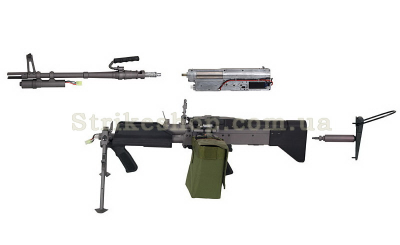 Купити Страйкбольний кулемет A&K Mk43 Mod 0 Black в магазині Strikeshop