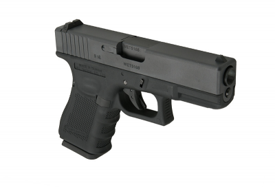 Купити Страйкбольний пістолет WE Glock 19 Gen4. GBB Black в магазині Strikeshop