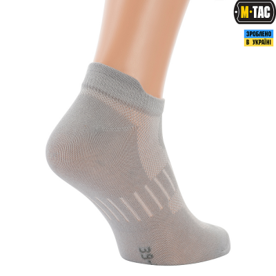 Шкарпетки M-TAC Легкі Спортивні Light Grey Size 39-42