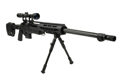 Купити Страйкбольна снайперська гвинтівка Well MB4411D Black в магазині Strikeshop