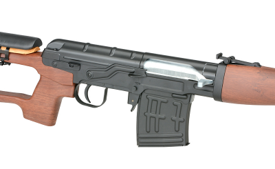 Купити Страйкбольна снайперська гвинтівка AGM СВД Spring Plastic Wood в магазині Strikeshop