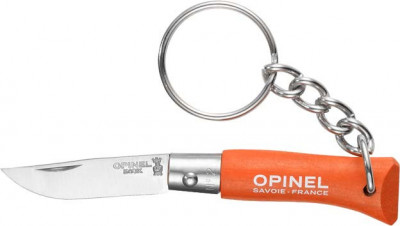 Купити Ніж-брелок Opinel Keychain №2 Inox Помаранчевий в магазині Strikeshop