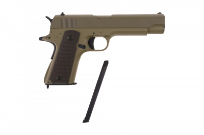 Купити Страйкбольний пістолет Cyma Colt 1911 CM.123 AEP Tan в магазині Strikeshop