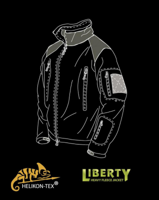 Куртка флісова Helikon-Tex Liberty Shadow Grey Size XXXL